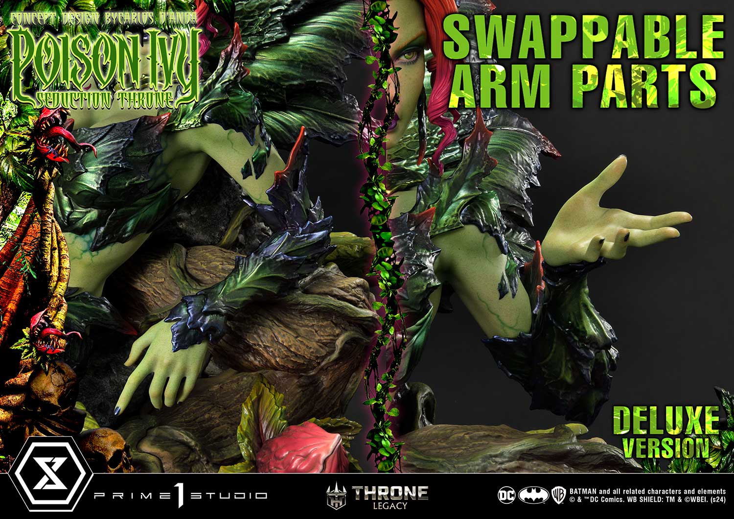 [สั่งจอง]Prime 1 Studio : Poison Ivy Seduction Throne (Concept design by Carlos D'Anda)