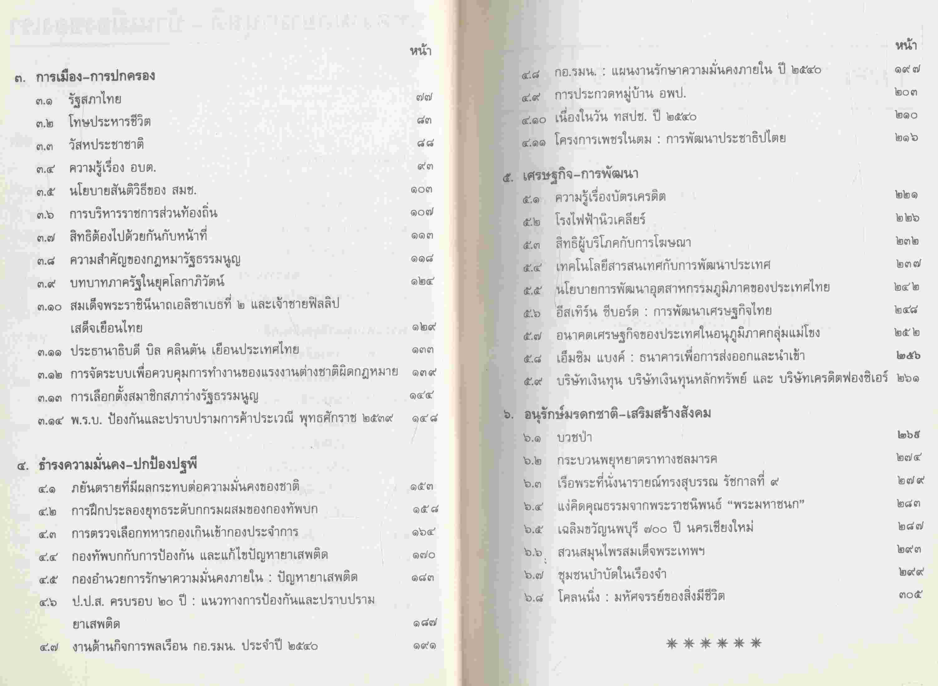 รวมบทความ สยามานุสติ - บ้านเมืองของเรา