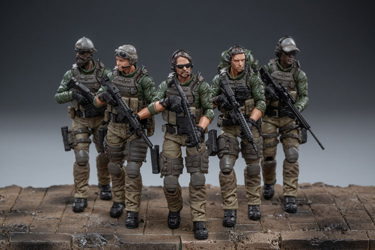 [สั่งจอง]JOYTOY：1/18 JTUS003 USMC Reconnaissance Company of Expeditionary Army Set