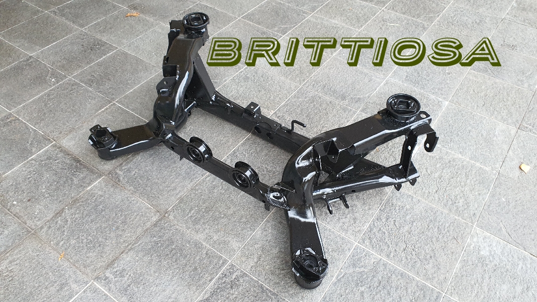 Taka-apurunko S-Type--> vin M45254, KÄYTETTY, hiekkapuhallettu ja maalattu, hyvät kiinnityskumit =1600e