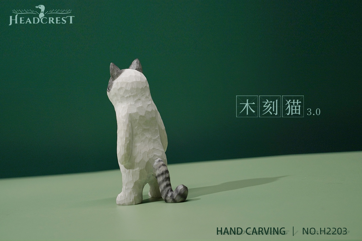 [สั่งจอง]HEADCREST H2203 : Woodcut Cat 3.0