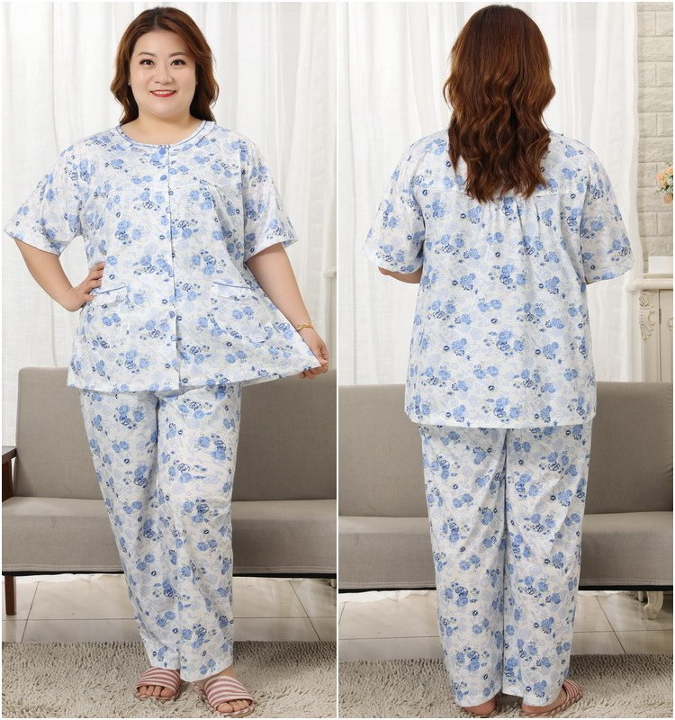 ชุดนอนคนอ้วน แขนสั้น-ขายาว ไซส์ใหญ่ ผ้าเนื้อดี ใส่สบาย