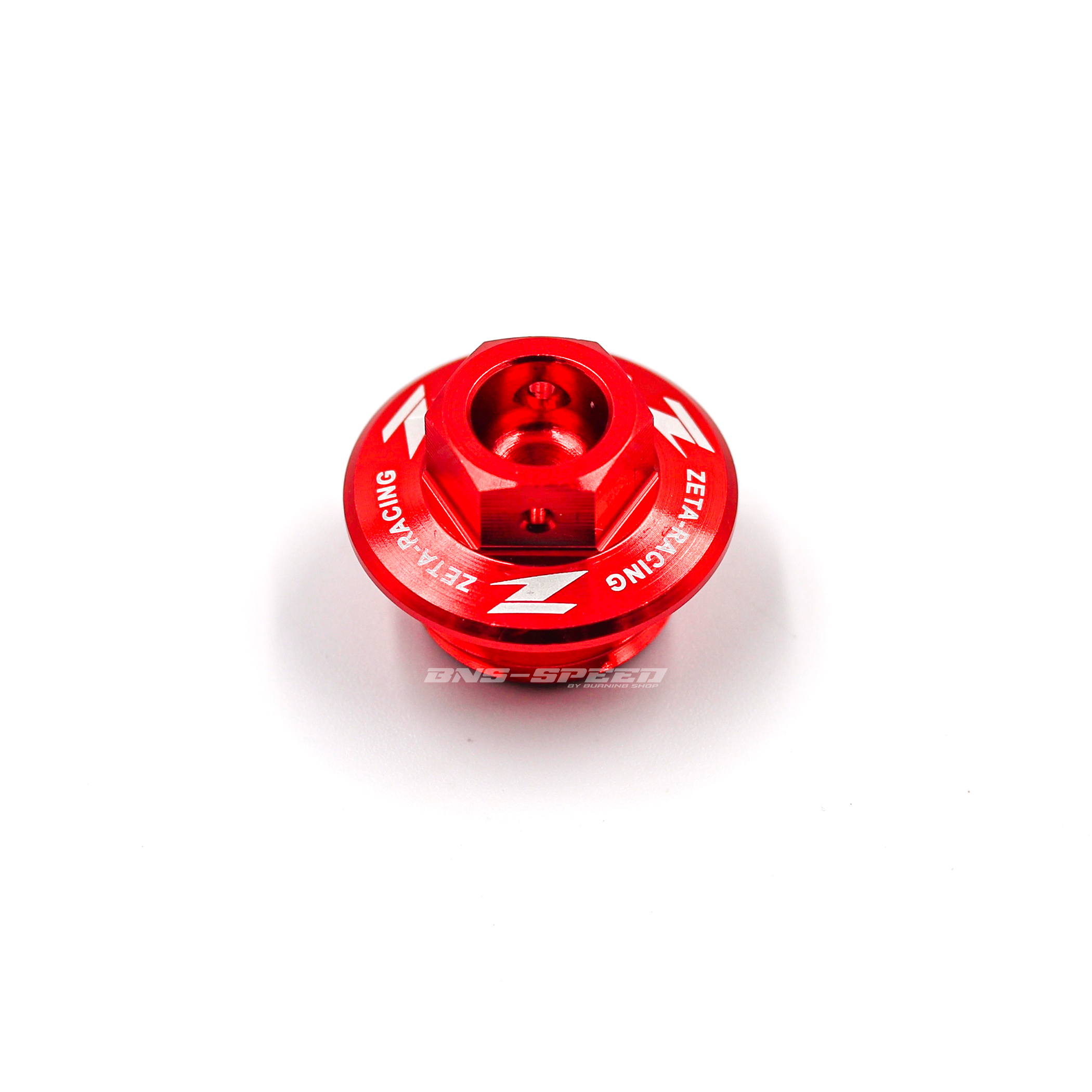 น็อตปิดน้ำมันเครื่อง ZETA Oil Filter Plug CRF, KLX, YZ/YZF สีแดง