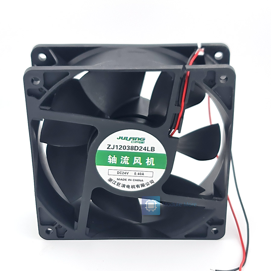 พัดลมระบายความร้อน 24V ขนาด 12*12*3.8cm ZJ12038D24LB Axial fan cooling fan