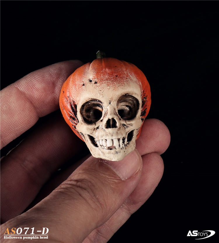 [สั่งจอง]ASTOYS 1/6 : Halloween Skull Pumpkin Head Carving