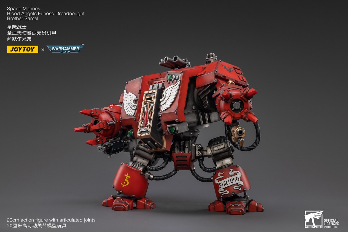 [พร้อมส่ง] "Joy toy Reissue - JT2634 : Blood Angels Furioso Dreadnought Brother Samel "
