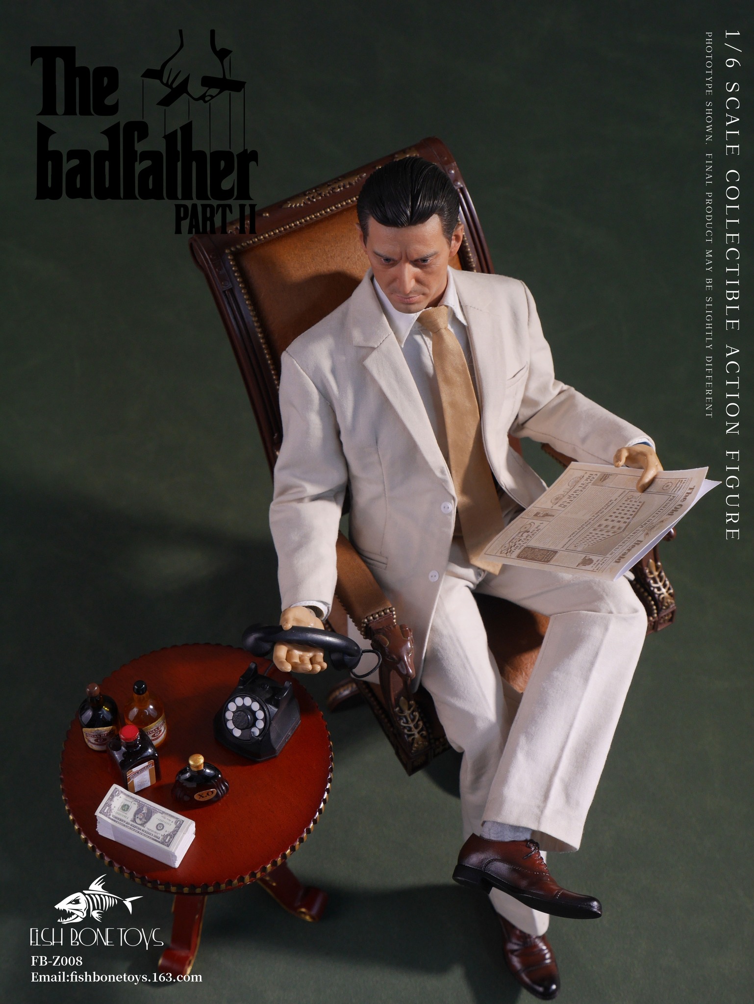 [สั่งจอง]Fish bonetoys No: fb-z008 1/6 : Godfather II Mike