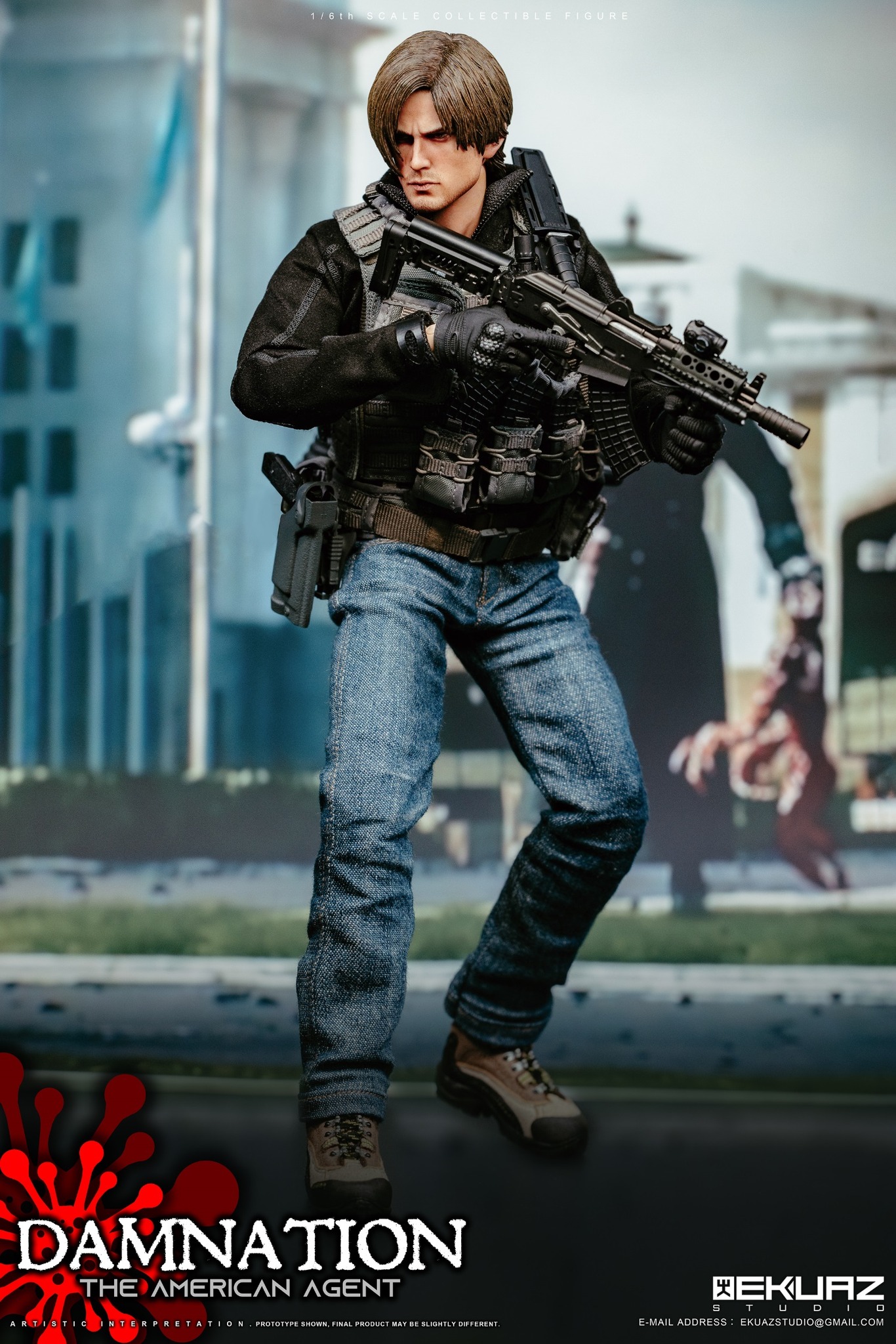 [สั่งจอง] EKUAZ STUDIO EKS09 1/6 : DAMNATION AMERICAN AGENT