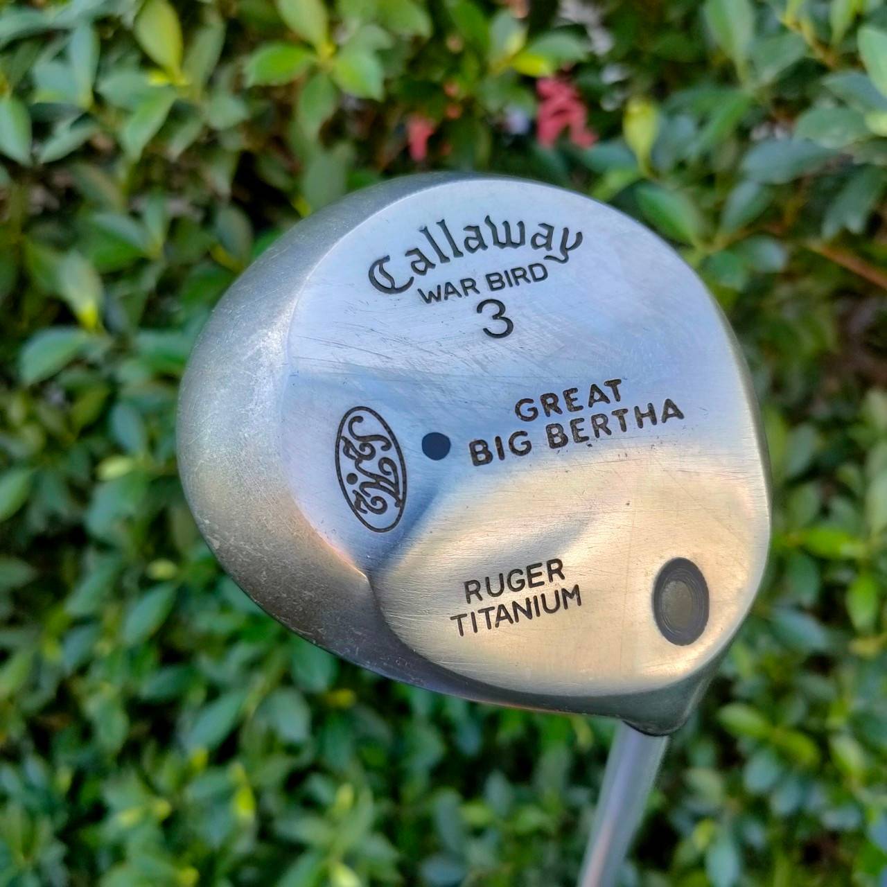 FW3 CALLAWAY WAR BIRD GREAT BIG BERTHA หัวใหญ่สุด วัสดุ RUGER TITANIUM ก้าน CALLAWAY GOLF BBUT FLEX R ตีง่าย + ไกลสุด ใหญ่สุด ในซีรี่