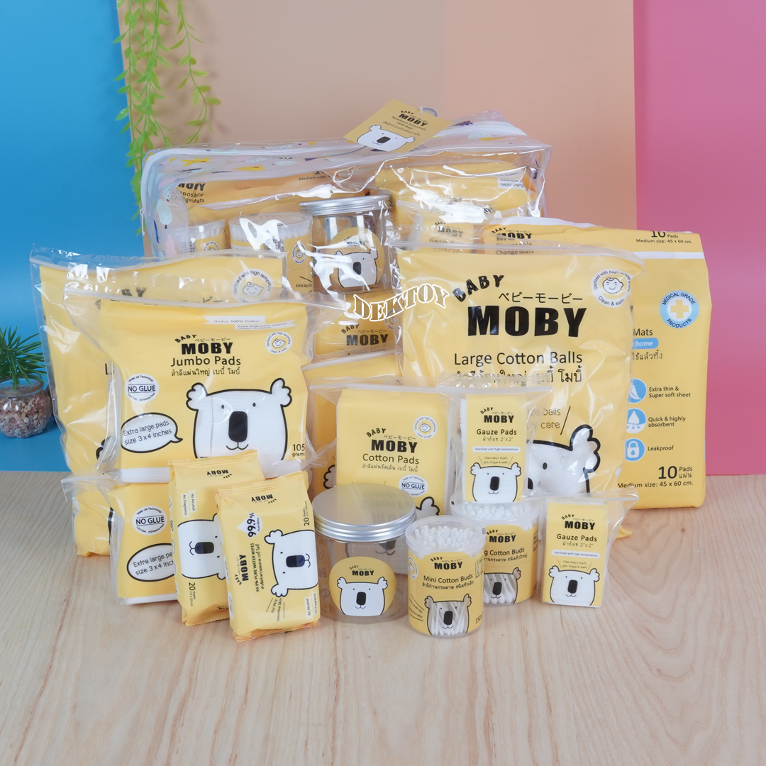 Babymoby เบบี้โมบี้ เซ็ตกระเป๋าสำลี สำหรับเด็กแรกเกิด