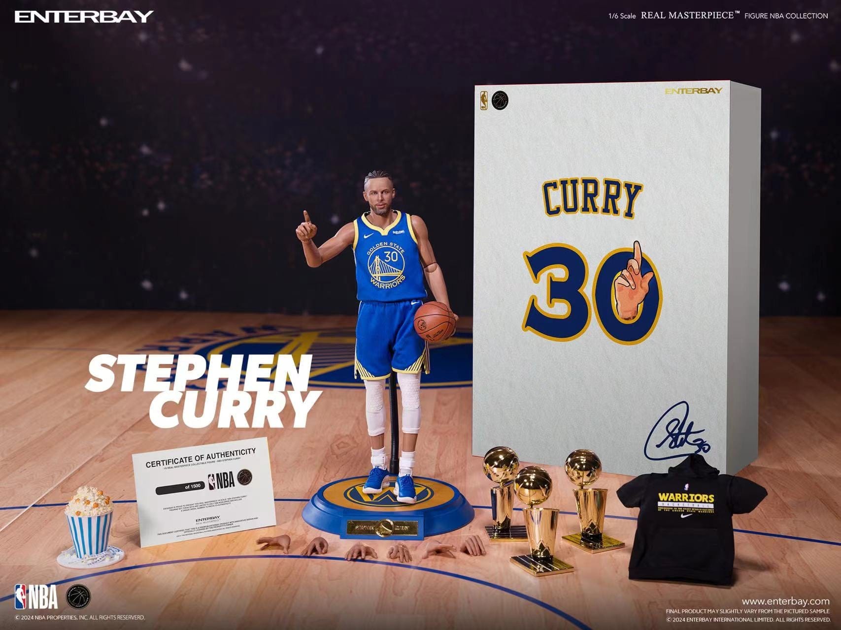 [สั่งจอง]ENTERBAY RM-1099 1/6 : Stephen Curry