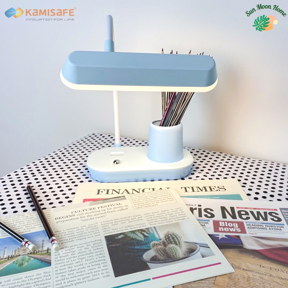 โคมไฟตั้งโต๊ะ ชาร์จไฟได้ โคมไฟมินิมอล พกพาได้ โคมไฟพับได้ ราคาถูกคุณภาพดี KAMISAFE รุ่น KM-6751