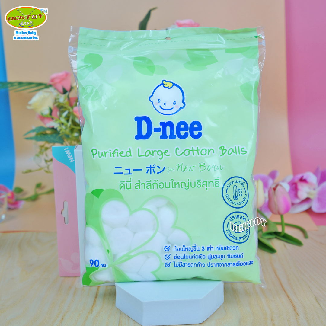 D-nee ดีนี่ สำลีก้อนใหญ่บริสุทธิ์ดีนี่90กรัม
