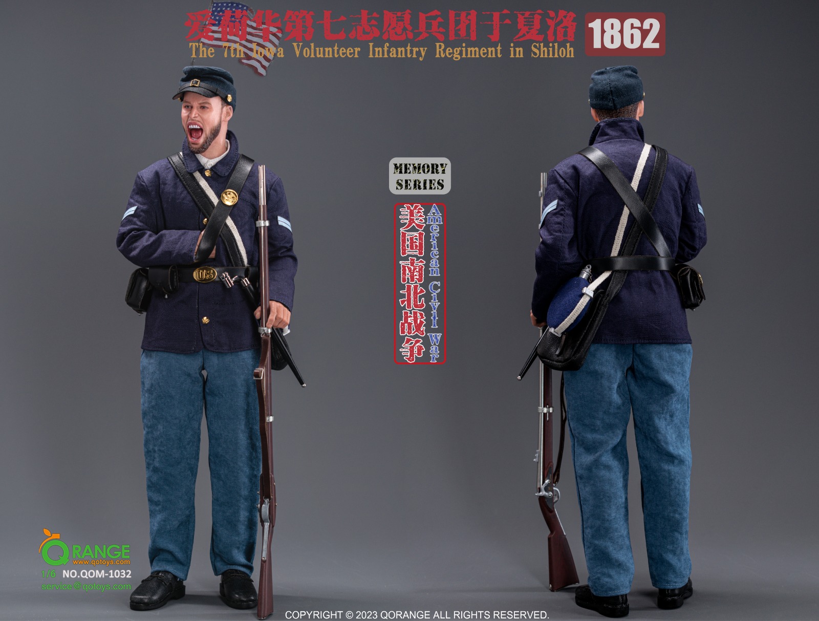 [สั่งจอง]QORANGE QOTOYS 1/6 - QOM-1031 1/6 French Napoleonic Foot Grenadiers of the Imperial Guard 1812