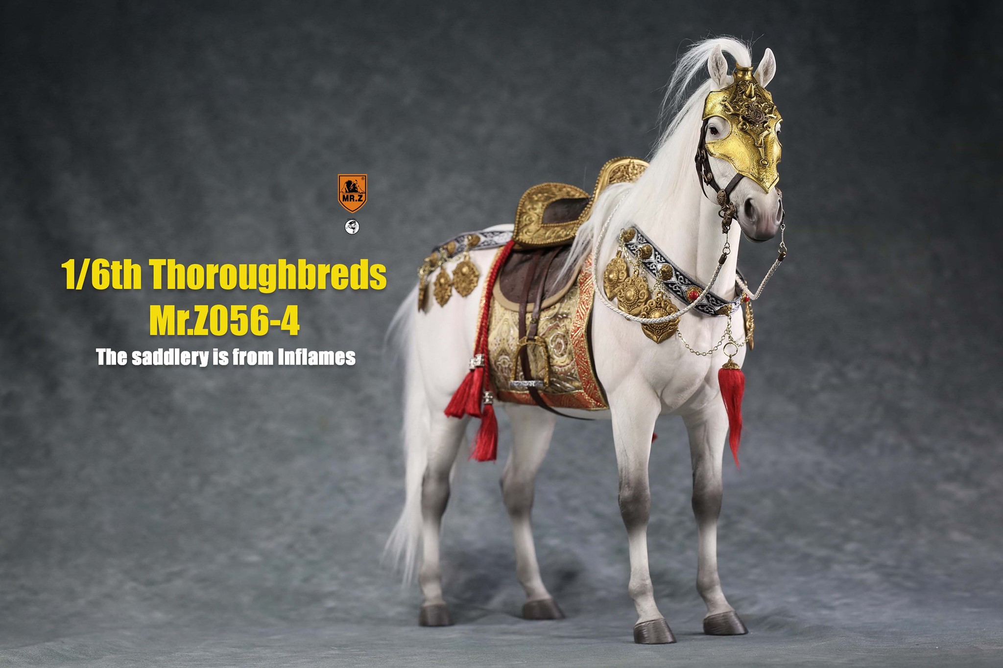 [สั่งจอง]MR.Z MRZ056 1/6 animal model No.56 : Thoroughbreds （all 5 colours） MR.Z 1/6 : Ancient Japanese Harness Set