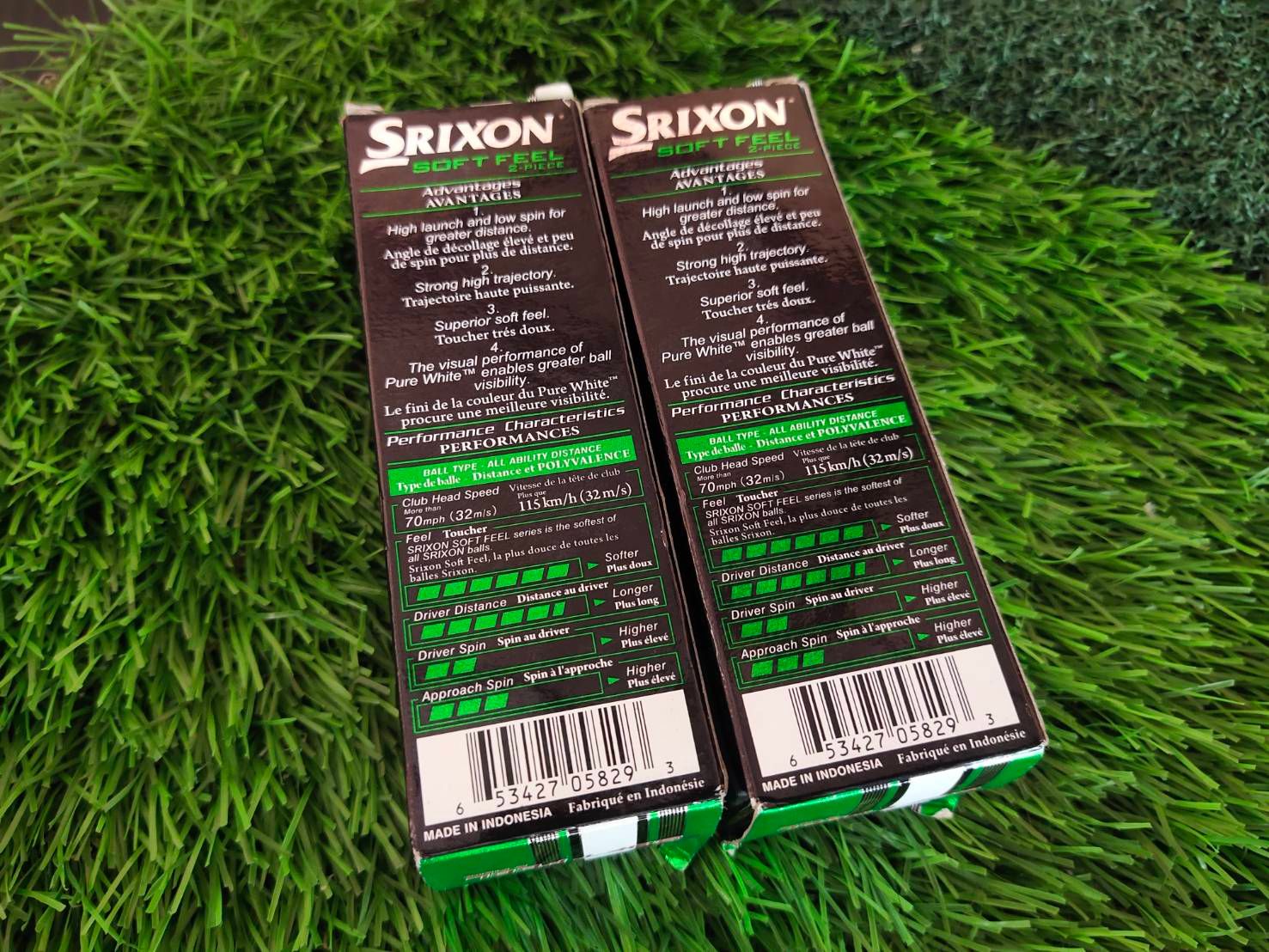 ลูกกอล์ฟ SRIXON SOFT FEEL PUREWHIT - HIT STARIGHT ด่วน 1 หลอดมี 3 ลูก