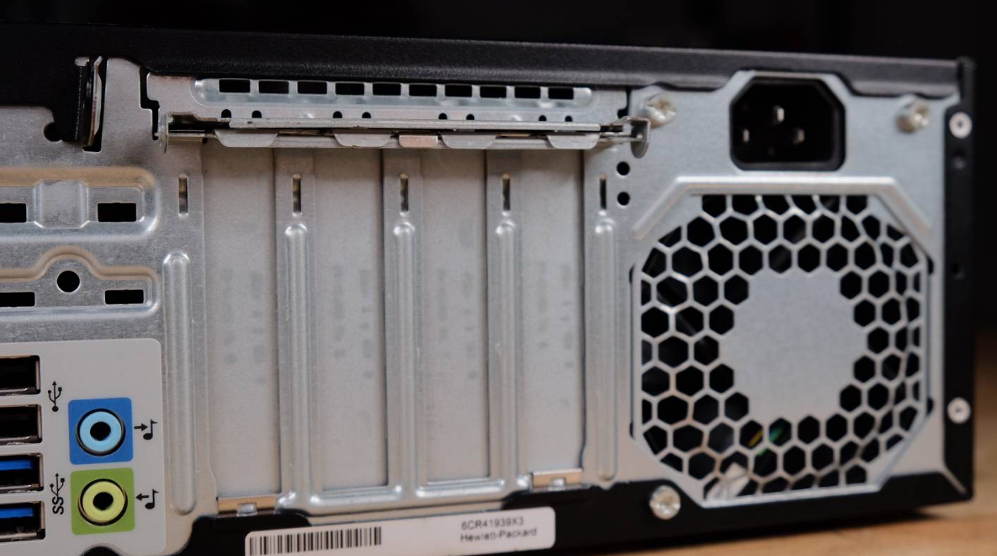 พีซีมือสอง แนวนอน HP Prodesk 600 G1 SFF (i7-4770 Ram8GB SSD240GB HDD1TB) ประกันร้าน 1 เดือน