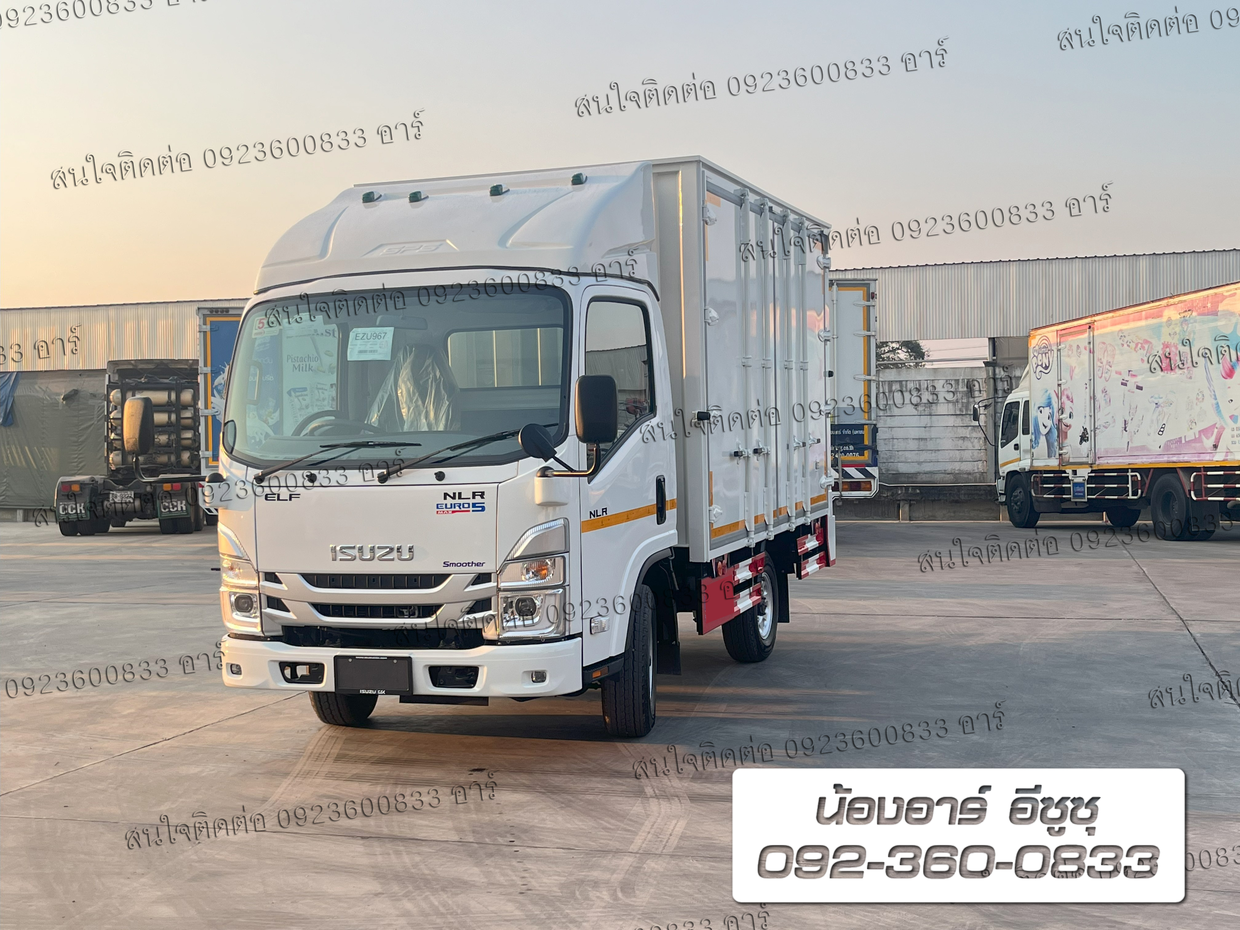 4 ล้อ ISUZU NLR Euro5 Max ตู้ 6 บาน เปิดรอบคัน