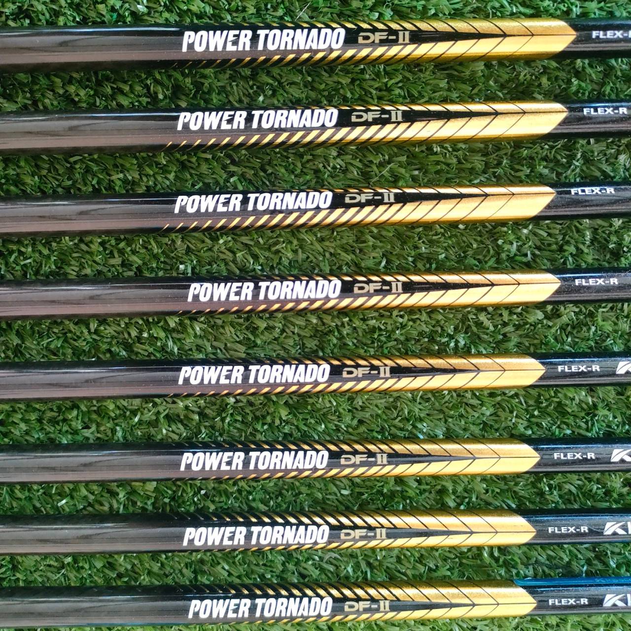 🏌️ชุดเหล็ก KASCO POWER TORNADO DF-II MARAGING หน้าเด้งจัด!!! มีเหล็ก 5-9 เเละ PW AW SW ก้าน KASCO POWER TORNADO DF-II FLEX R ไม้กอล์ฟมือสอง ของแท้ BY NakaraLuxurious