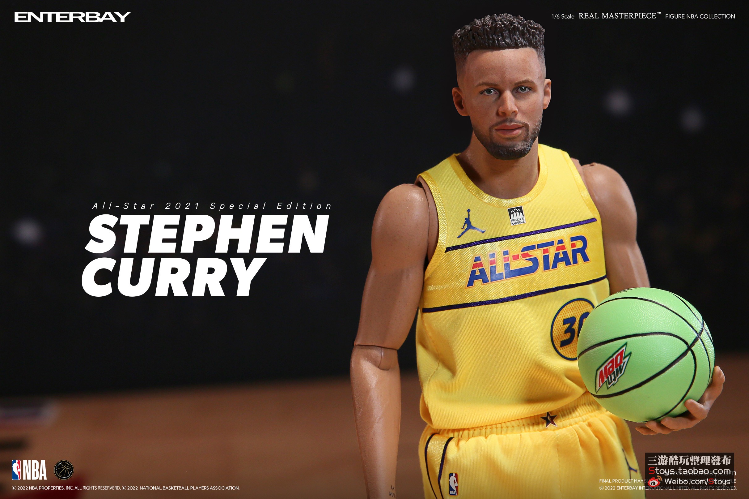 [สั่งจอง] ENTERBAY RM-1095 1/6 : Real Masterpiece NBA Collection - Stephen Curry