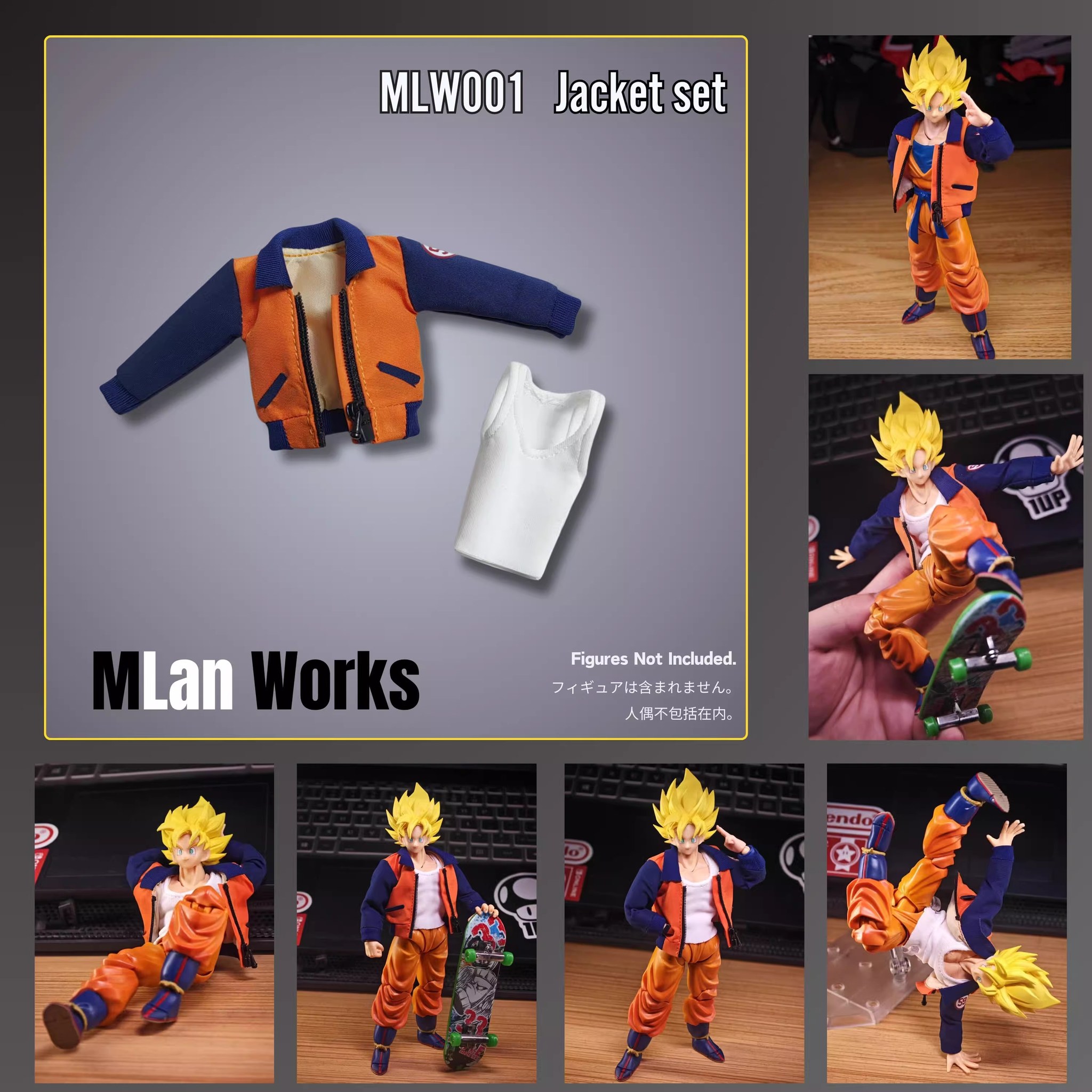 [สั่งจอง] MLan Work kit etc for 1/12 (ชุดผ้า ไม่รวมบอดี้)