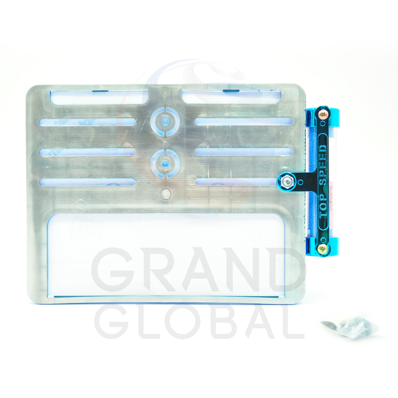 CAR BEST | กรอบป้ายทะเบียนมอเตอร์ไซค์ พร้อม แคปซูลใส่พรบ