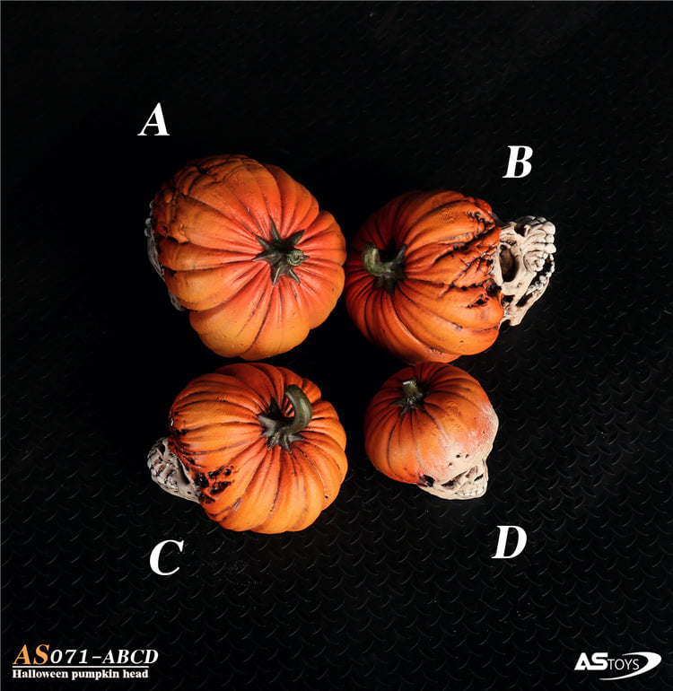 [สั่งจอง]ASTOYS 1/6 : Halloween Skull Pumpkin Head Carving