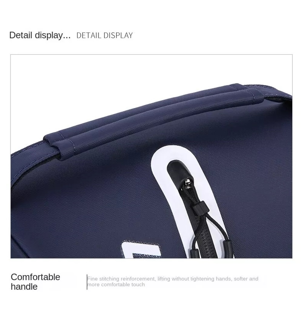 กระเป๋ารองเท้ากอล์ฟ กันน้ำ PGM XB006 วัสดุไนล่อนกันน้ำมีความแข็งแรงทนทานและทนต่อสิ่งสกปรก ล้างออกง่าย เนื้อวัสดุไม่ซับน้ำ