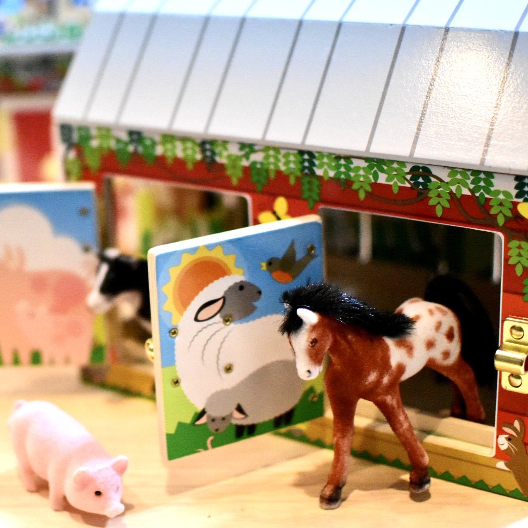 ชุดเล่นฟาร์มเปิดกลอน 5 แบบ Melissa & Doug Latches Barn Unique! รุ่น2564 ของเล่นเสริมพัฒนาการเด็ก