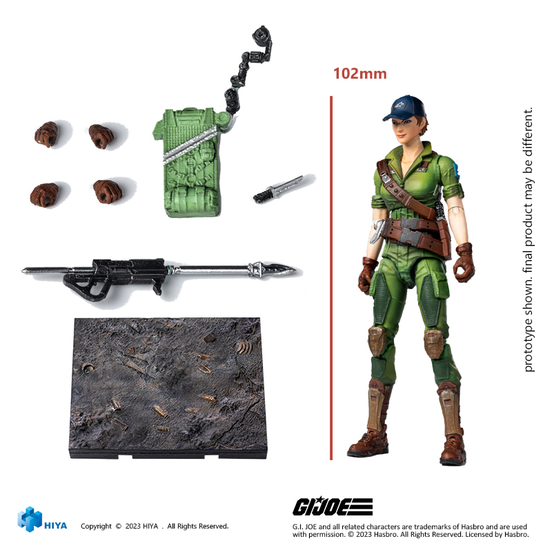 [สั่งจอง] HIYA Exquisite Mini Series 1/18 4" : G.I.Joe - Lady Jaye