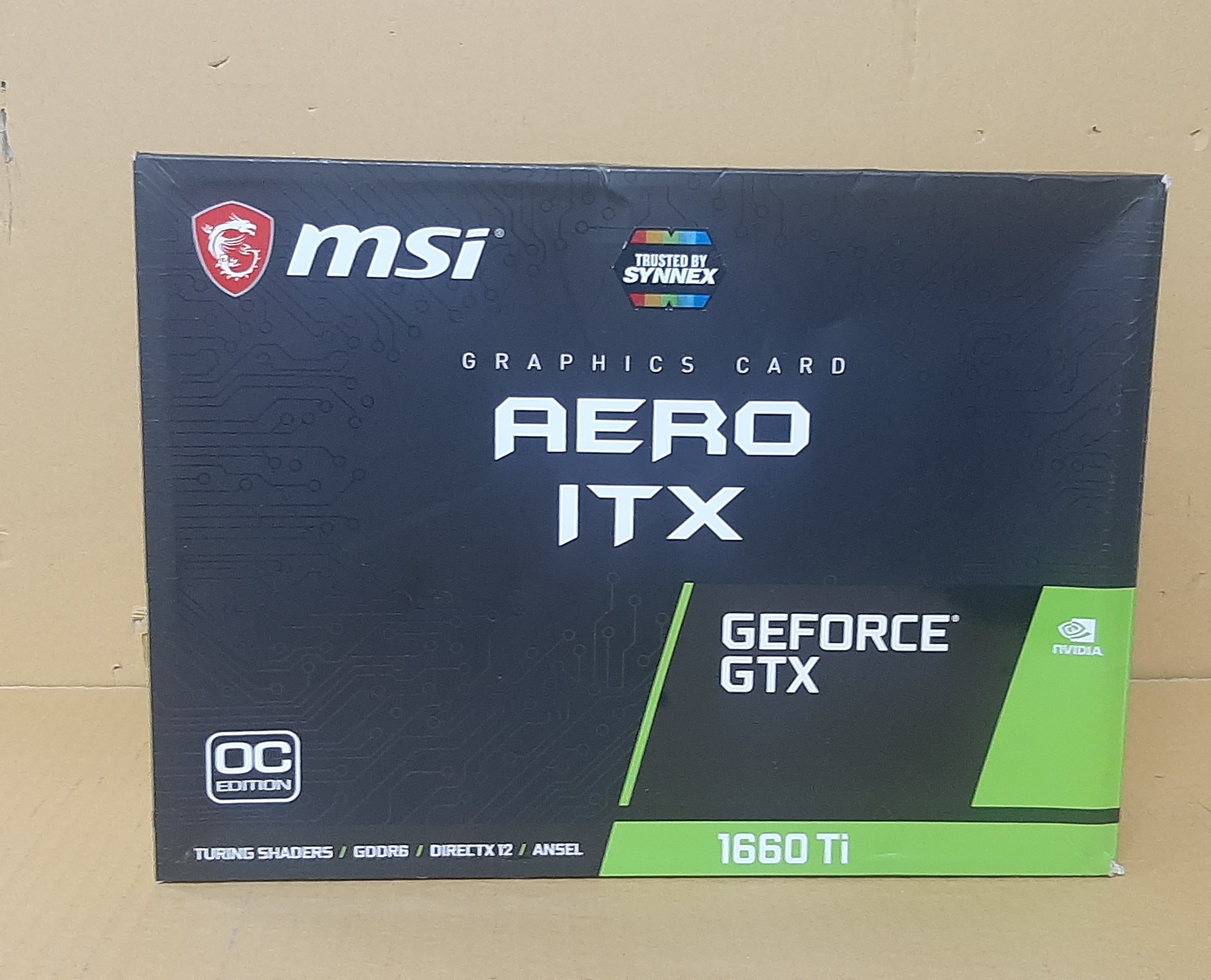 การ์ดจอมือสอง สภาพดี ประกันร้าน 1 เดือน ยี่ห้อ Msi รุ่น 1660Ti 6GB GDDR6 ประกันร้าน 1 เดือน