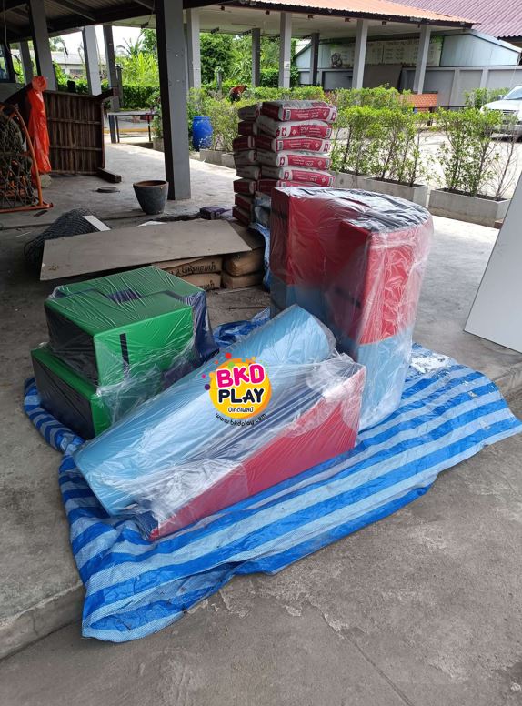 ชุดตัวSสูง35ซม.ทางเดินฝึกการทรงตัว-พัฒนาการนุ่มนิ่ม ทางเดิน pvc, ตัวS เบาะนุ่มนิ่ม หนัง soft play, indoor playground เครื่องเล่นสนามในร่ม kidzone มุมเด็ก