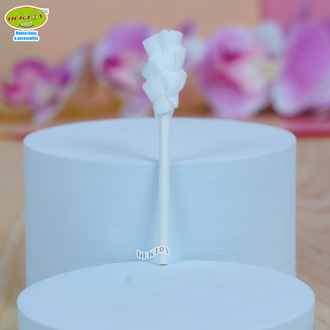 Baby moby ผ้าก๊อซ ชนิดแท่ง เบบี้ โมบี้ รุ่นเกลียว (ชนิดเติม) 80 ชิ้น