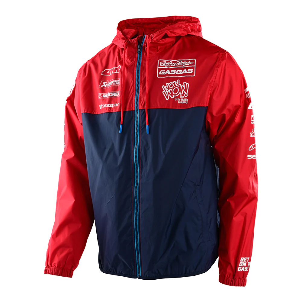 เสื้อแขนยาว Troy Lee Designs Water Resistant Windbreaker TLD GasGas Team Red / Navy