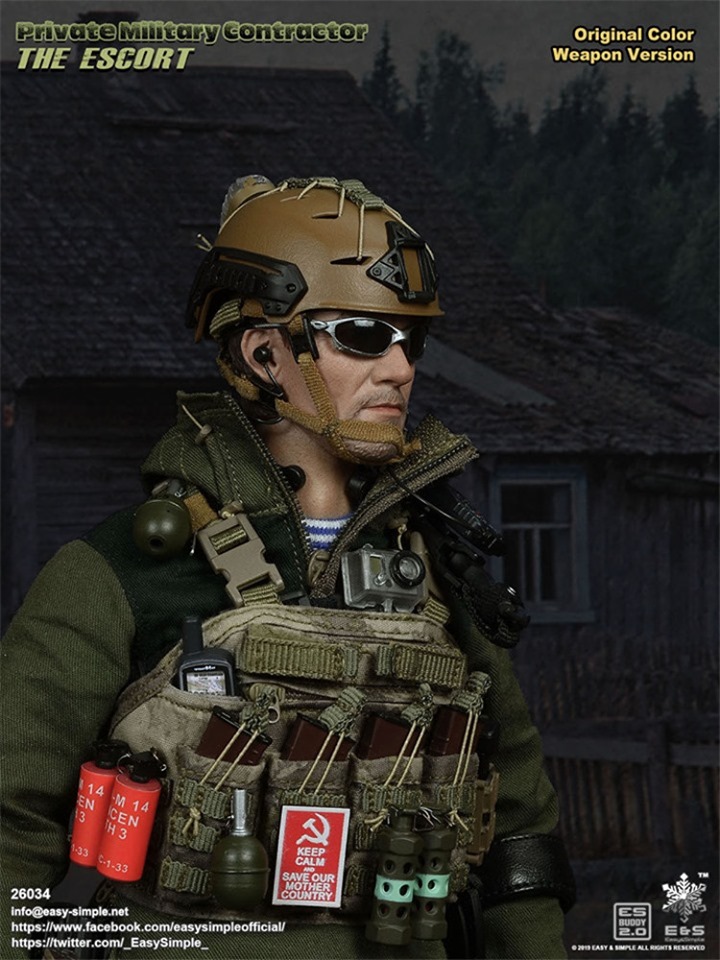 [สั่งจอง]Easy&Simple 26034B 1/6 Scale PMC The Escort (Original/Camo weapon color Ver.)