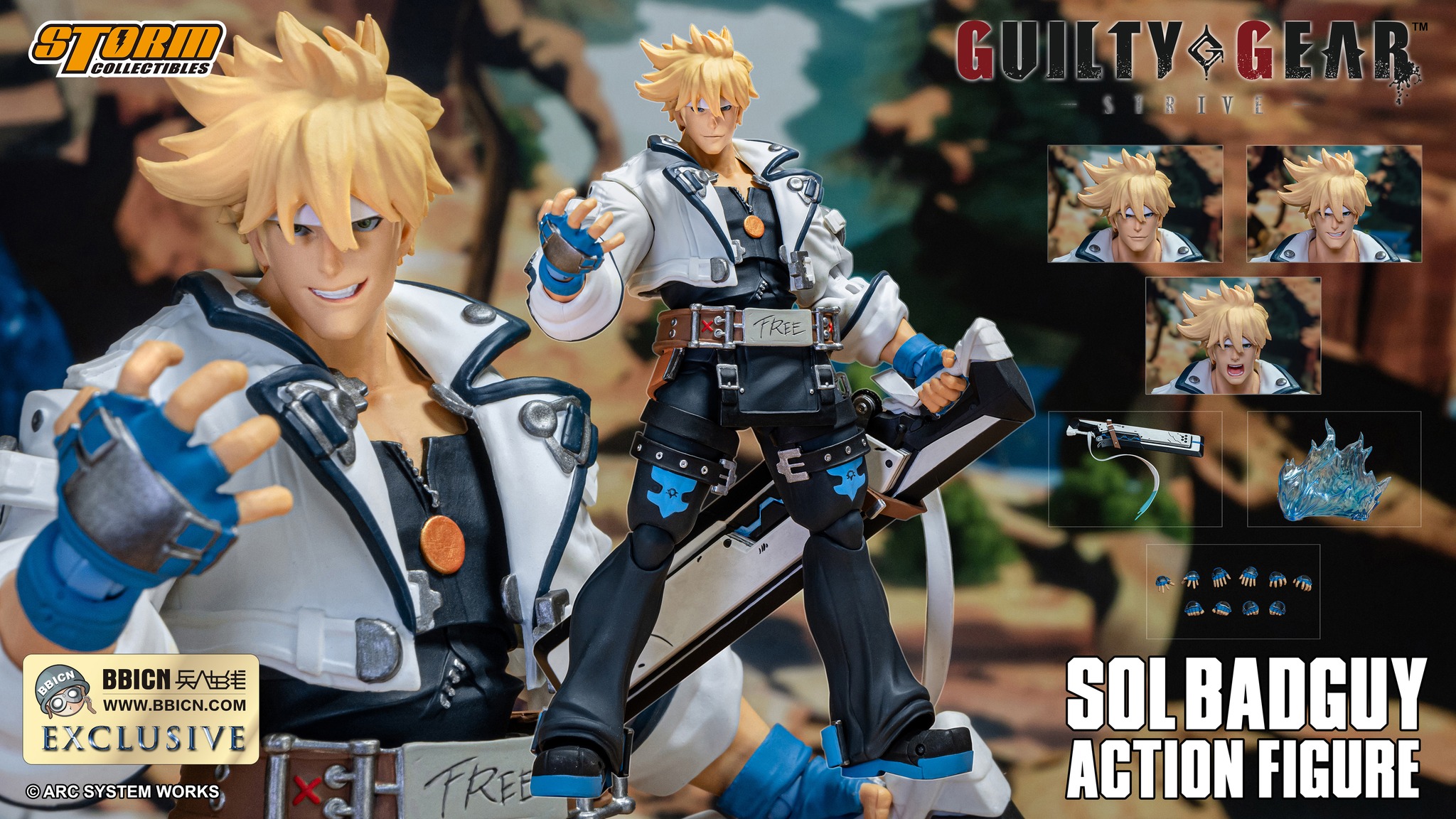 [สั่งจอง] Strom toys 1/12 : Guilty Gear strive Sol badguy