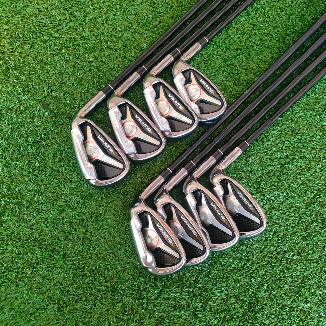 ชุดเหล็ก TAYLORMADE BURNER มีเหล็ก 5-9 เเละ PW AW SW ก้าน RE*AX FLEX R ตีง่าย ตีไกล และตีมันส์!!! ก้านกราไฟต์ คุณภาพพรีเมี่ยม ไม้กอล์ฟมือสอง ของแท้ BY NakaraLuxurious