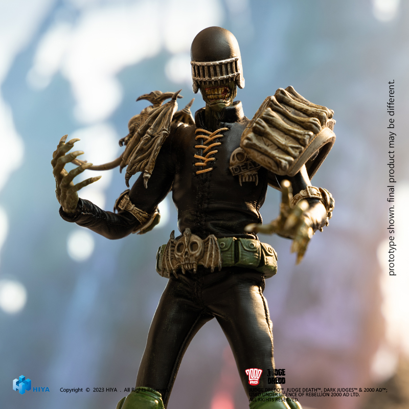 [สั่งจอง]HIYA Exquisite Super Series 1/12 :JUDGE DREDD - Judge Death Action Figure