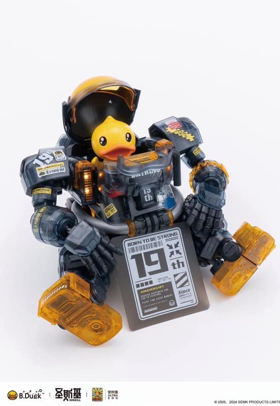 [พร้อมส่ง] SEMK Soskill - B.Duck & Spa Duck Black Clear Ver. (โมเดลพลาสติกคิท ต้องนำไปประกอบ)