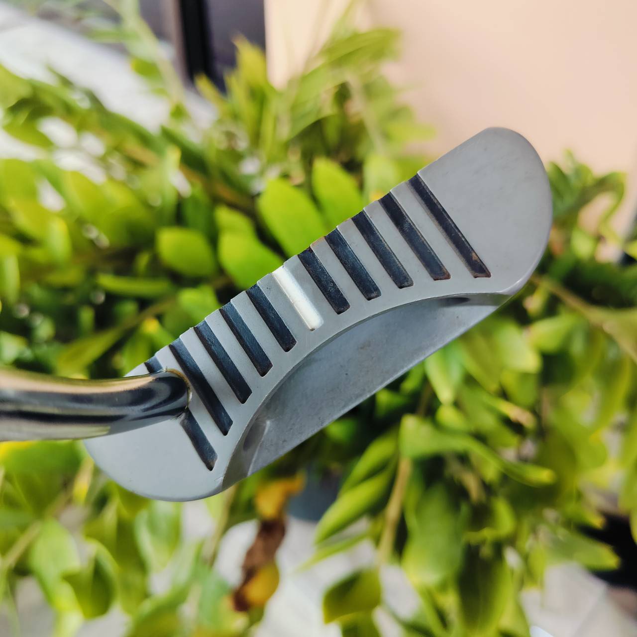 PUTTER ZEBRA By RAM GOLF แบบ FACE BLANCED ยาว 33 นิ้ว รูปทรงมอลเล็ต แต่ไม่ยื่นออกมาก ขนาดกำลังดีเลยค่ะ ฟีลลิ่งที่สุด น้ำหนักดี พัตต์นุ่มและง่ายมาก ไม้กอล์ฟพรีเมี่ยมมือสอง ของแท้ By NakaraLuxurious