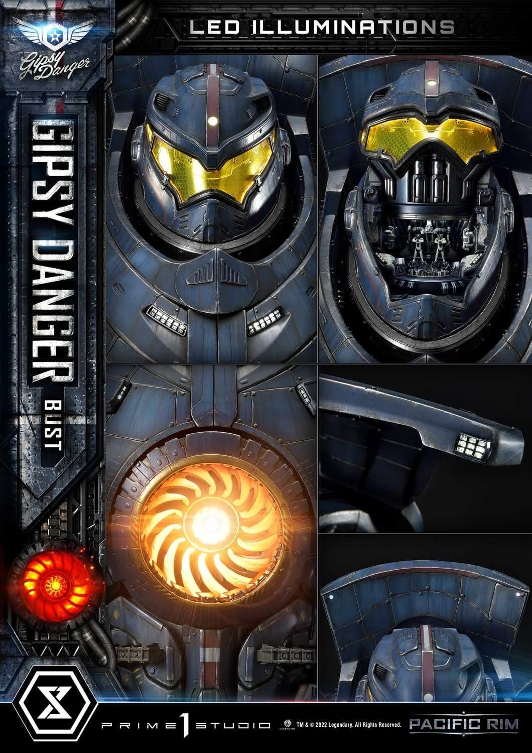 [สั่งจอง]Prime 1 Studio Non Scale : Gipsy Danger Bust (Pacific Rim)