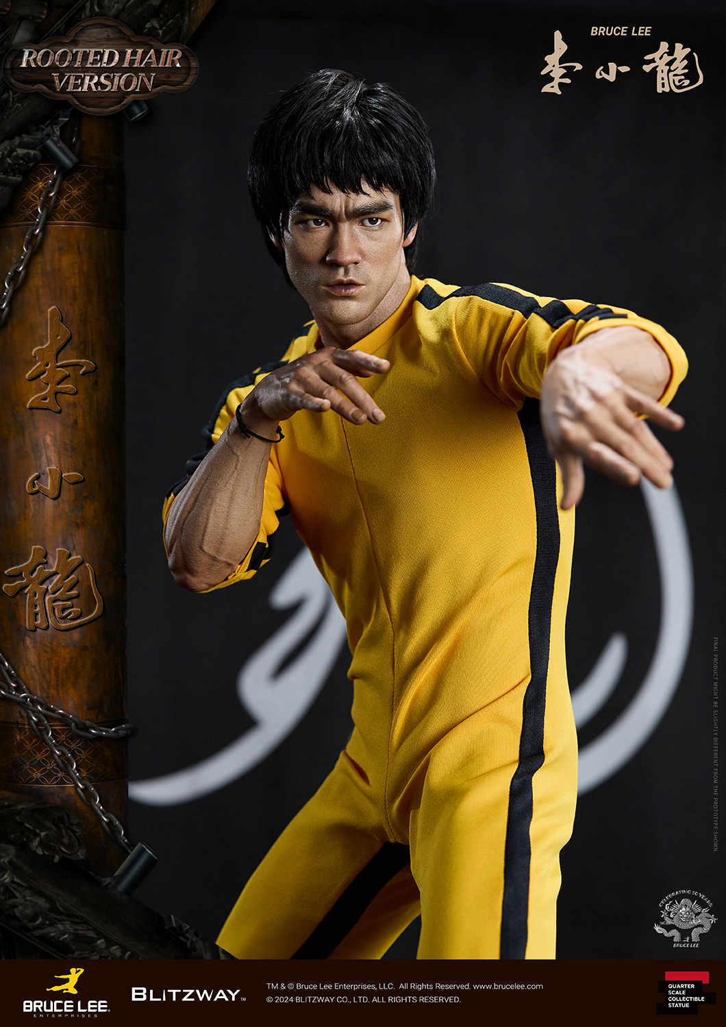 [สั่งจอง] Blitzway BW-SS-22401 1/4 : Bruce Lee Tribute 50th Anniversary Grafted Hair Version