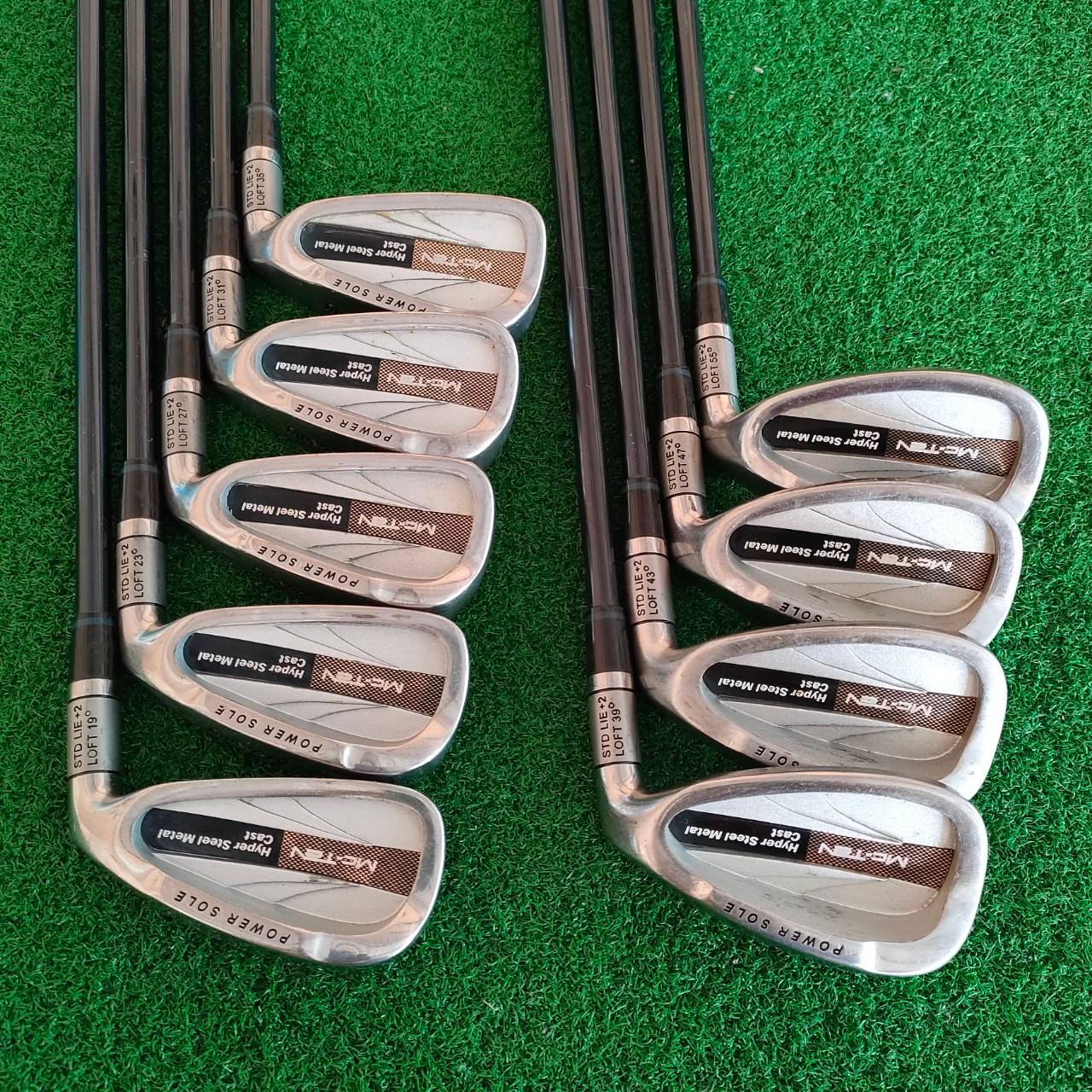 ชุดเหล็ก MCKENLT MC-TEN POWER SOLE มีเหล็ก 3-9 PW SW ก้าน MC-TEN FLEX R เหล็กใบใหญ่ตีง่ายน้ำหนักเบาครับ