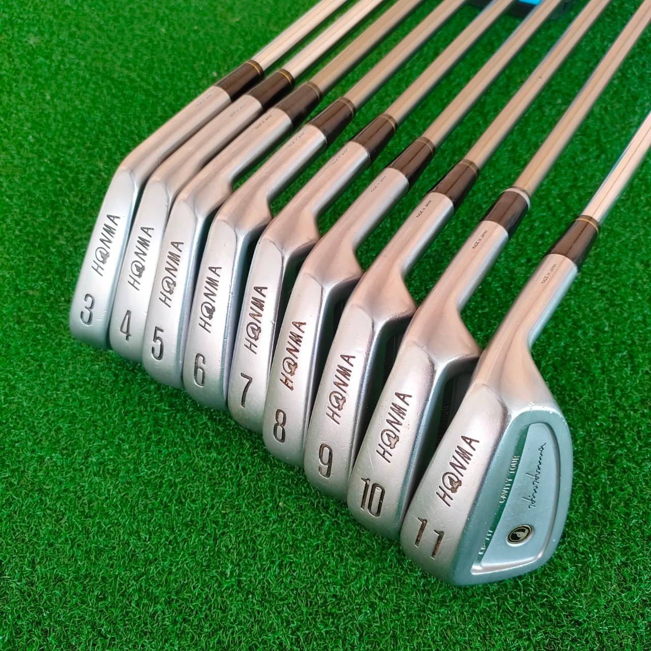 ชุดเหล็ก HONMA LB-717 CAVITY TOUR มีเหล็ก 3 - 11 โมก้าน BASSARA FLEX S ก้านเด็ดมากๆ เฉพาะเซ็ทก้าน ราคาหมื่นกว่าบาท สุดยอดพรีเมี่ยม