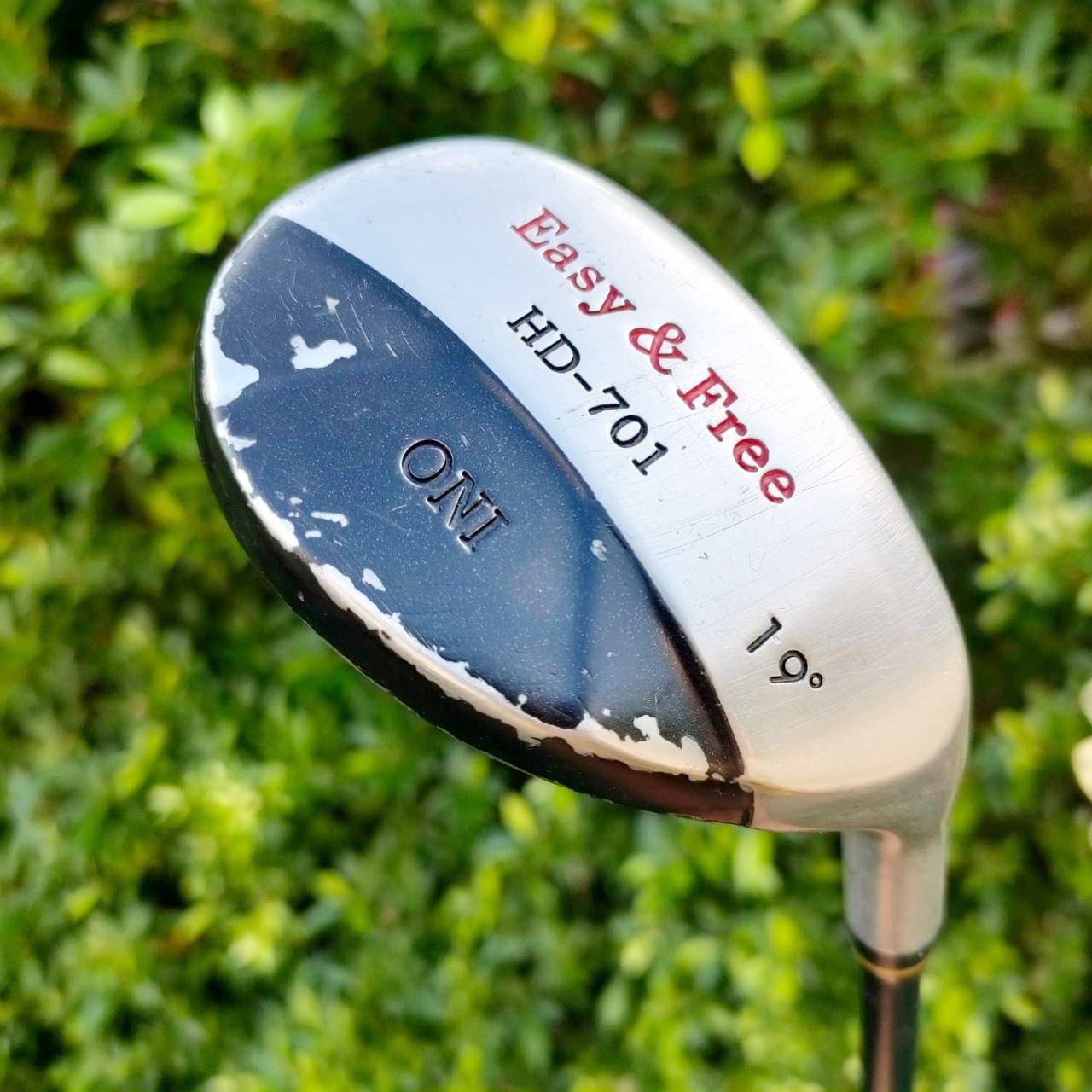 HYBRID EASY & FREE HD-701 ONI องศา 19 ก้าน ONI GOLF COLLECTTION FLEX R จุดเด่น ตีเน้นๆ ตรงๆ ไกลๆ กระดองออกแบบได้ดี!! ไม้กอล์ฟมือสอง ของแท้ BY NakaraLuxurious