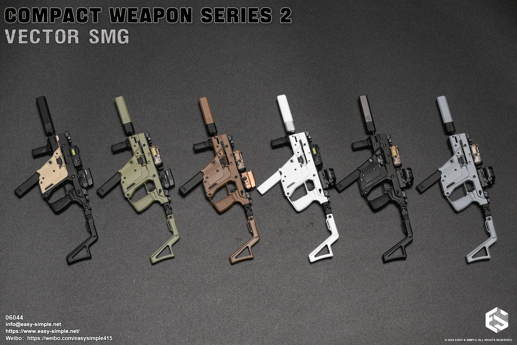 [สั่งจอง] Easy&Simple 1/6 : COMPACT WEAPON SERIES 2 VECTOR SMG