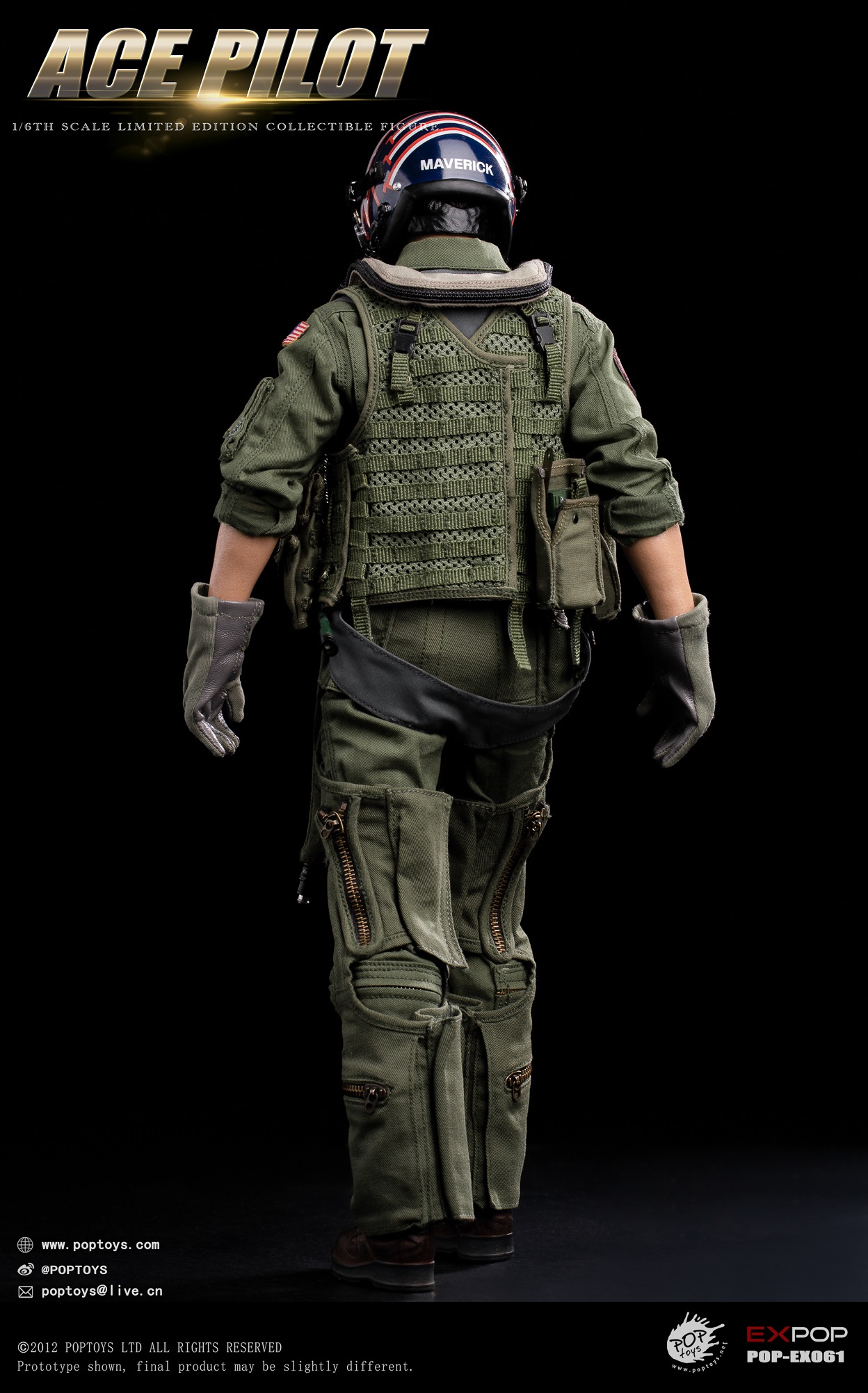 [สั่งจอง]POPTOYS 1/6 : ACE Pilot