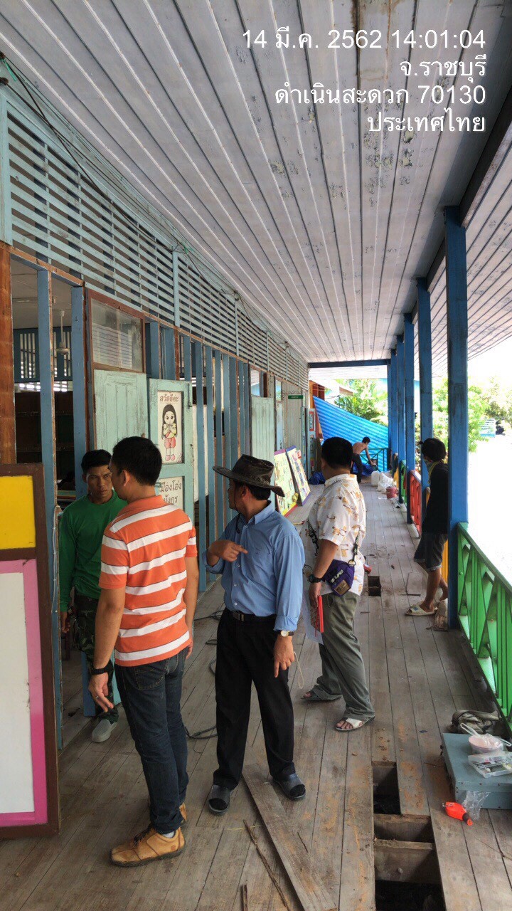 งานซ่อมอาคารเรียน ร.ร บ้านดอนฟักทอง