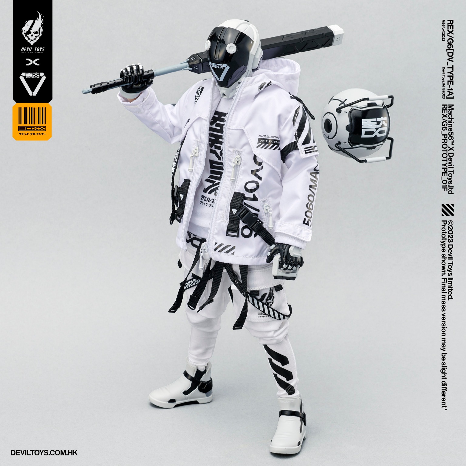 [สั่งจอง] Devil Toys X Machine 56 1/6 : REX/G6[DV_TYPE-1A](white)