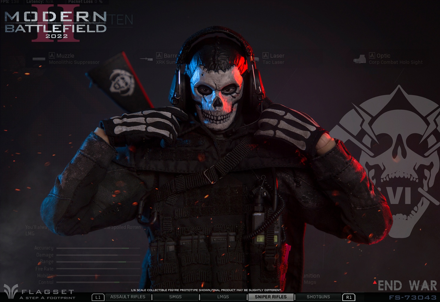 [สั่งจอง]FLAGSET 1/6 [Re-order] - FS-73030 : END WAR MODERN BATTLEFIELD 2020 GHOST